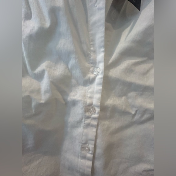 Saks Fifth Avenue White Belted Linen Dress - US Women’s Size XL - Picture 5 of 7